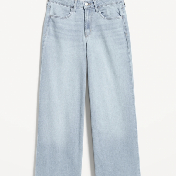 2 pr Old Navy wide leg WOW high waisted jeans - Picture 9 of 14